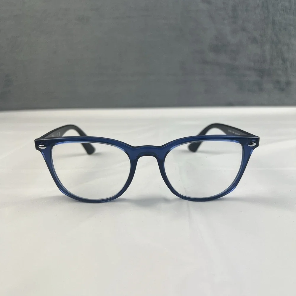 Ray-Ban RB1601 3865 Blue / Black Full Rimmed Eyeglasses Frame 48-18-130 Youth